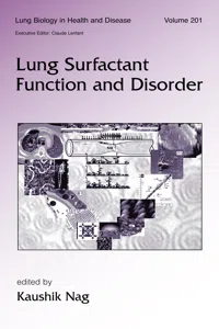 Lung Surfactant Function and Disorder_cover
