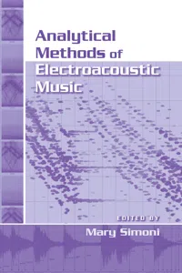 Analytical Methods of Electroacoustic Music_cover