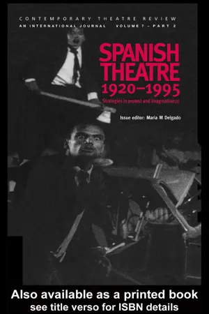 Spanish Theatre 1920-1995