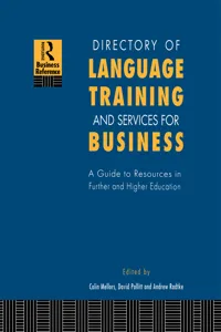 Directory of Language Training and Services for Business_cover