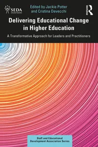 Delivering Educational Change in Higher Education_cover