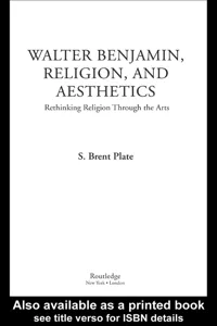 Walter Benjamin, Religion and Aesthetics_cover