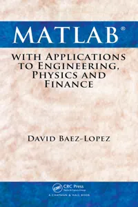 MATLAB with Applications to Engineering, Physics and Finance_cover