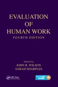 Evaluation of Human Work_cover