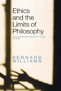 Ethics and the Limits of Philosophy_cover