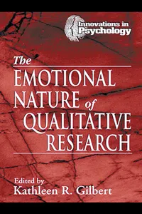 The Emotional Nature of Qualitative Research_cover