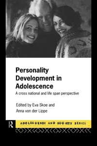 Personality Development In Adolescence_cover