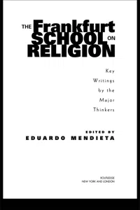 The Frankfurt School on Religion_cover