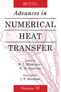 Advances in Numerical Heat Transfer, Volume 3_cover