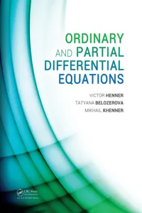 Ordinary and Partial Differential Equations_cover