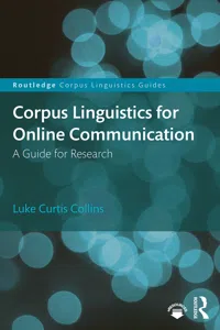 Corpus Linguistics for Online Communication_cover