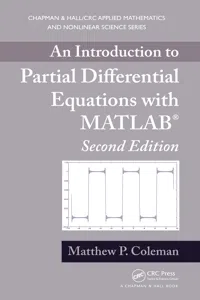 An Introduction to Partial Differential Equations with MATLAB_cover