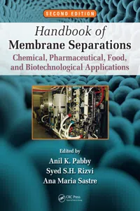 Handbook of Membrane Separations_cover