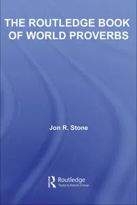 The Routledge Book of World Proverbs_cover