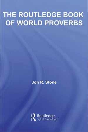 The Routledge Book of World Proverbs