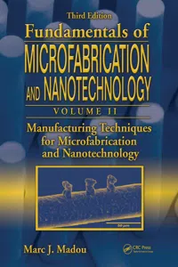 Manufacturing Techniques for Microfabrication and Nanotechnology_cover