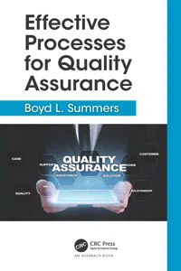 Effective Processes for Quality Assurance_cover