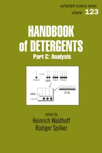 Handbook Of Detergents, Part C_cover