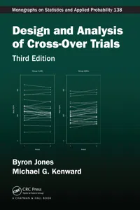 Design and Analysis of Cross-Over Trials_cover