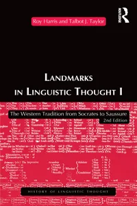 Landmarks In Linguistic Thought Volume I_cover