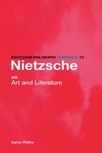 Routledge Philosophy GuideBook to Nietzsche on Art_cover