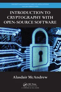 Introduction to Cryptography with Open-Source Software_cover