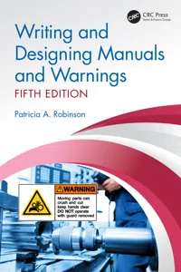 Writing and Designing Manuals and Warnings, Fifth Edition_cover