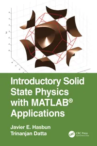 Introductory Solid State Physics with MATLAB Applications_cover