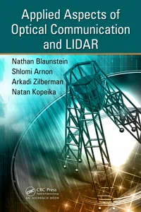 Applied Aspects of Optical Communication and LIDAR_cover