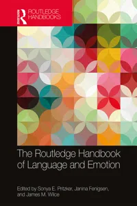 The Routledge Handbook of Language and Emotion_cover