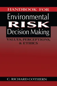 Handbook for Environmental Risk Decision Making_cover