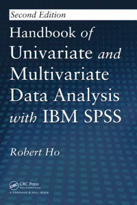 Handbook of Univariate and Multivariate Data Analysis with IBM SPSS_cover