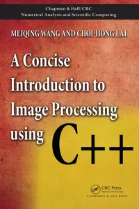 A Concise Introduction to Image Processing using C++_cover