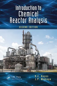 Introduction to Chemical Reactor Analysis_cover