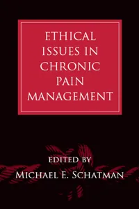 Ethical Issues in Chronic Pain Management_cover