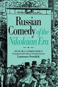 Russian Comedy of the Nikolaian Rea_cover
