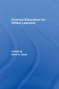 Science Education for Gifted Learners_cover