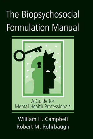 The Biopsychosocial Formulation Manual