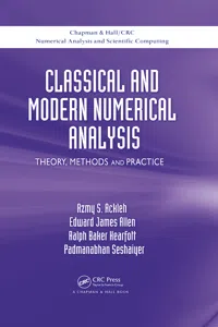 Classical and Modern Numerical Analysis_cover