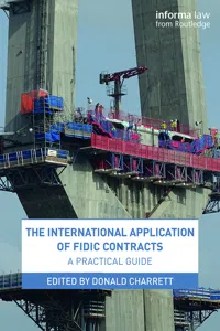 The International Application of FIDIC Contracts_cover