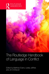 The Routledge Handbook of Language in Conflict_cover