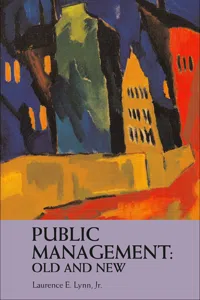 Public Management: Old and New_cover