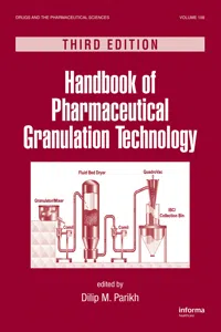 Handbook of Pharmaceutical Granulation Technology_cover