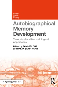 Autobiographical Memory Development_cover