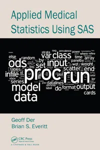 Applied Medical Statistics Using SAS_cover