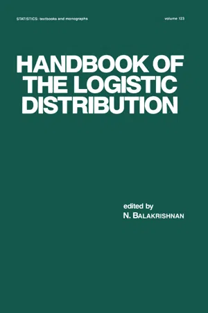 Handbook of the Logistic Distribution