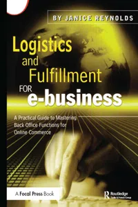 Logistics and Fulfillment for e-business_cover