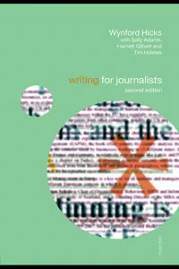 Writing for Journalists_cover