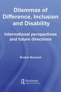 Dilemmas of Difference, Inclusion and Disability_cover