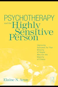 Psychotherapy and the Highly Sensitive Person_cover